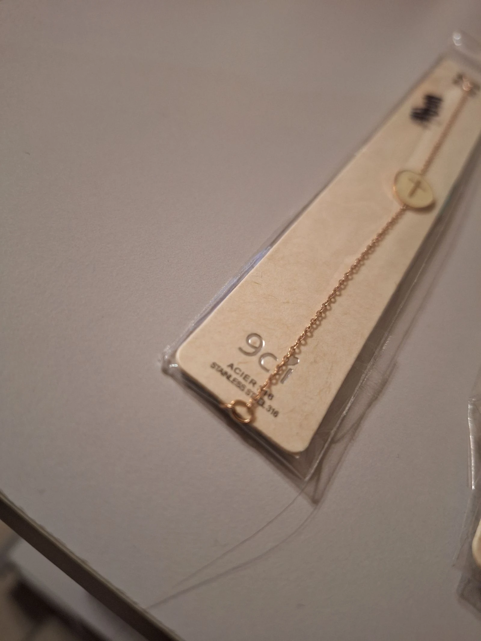 Hermoso brazalete de oro o plata 9Cii de acero inoxidable 5.50 e/p – photo 6